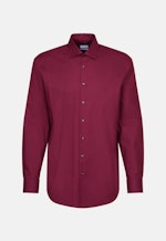 Twill Flanellhemd in Regular mit Kentkragen in Rot |  Seidensticker Onlineshop