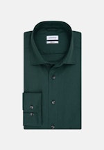 Regular Flanellhemd Uni in Grün |  Seidensticker Onlineshop