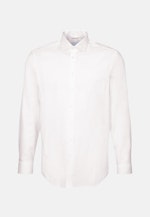 Regular Chemise en flanelle Uni in Blanc |  Seidensticker Onlineshop