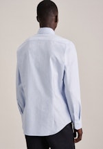 Chemise en flanelle Regular Twill (sergé) Col Kent in Bleu Clair |  Seidensticker Onlineshop