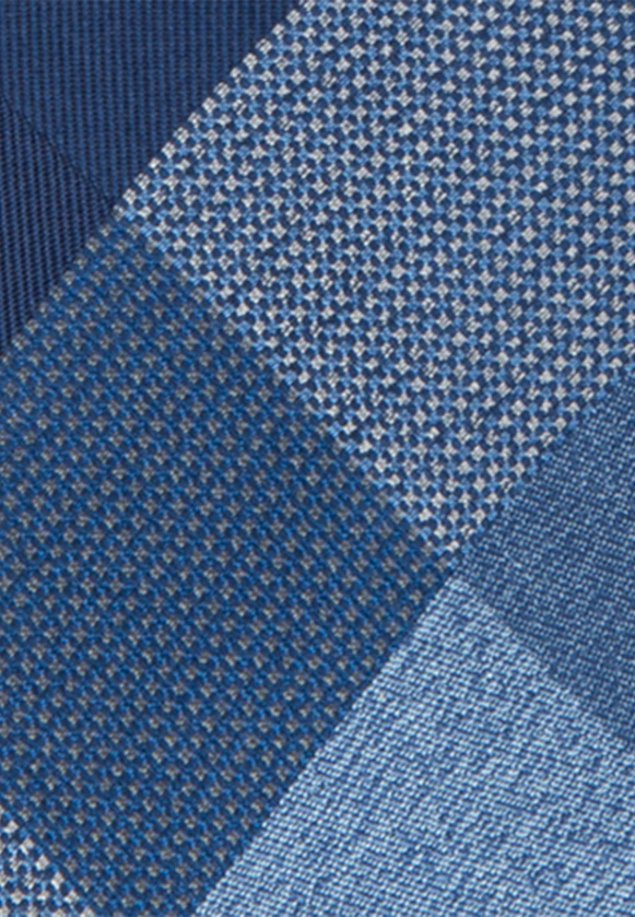 Large (7cm) Tie Check in Medium Blue |  Seidensticker Onlineshop