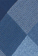 Large (7cm) Tie Check in Medium Blue |  Seidensticker Onlineshop