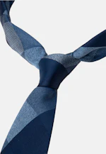 Large (7cm) Tie Check in Medium Blue |  Seidensticker Onlineshop