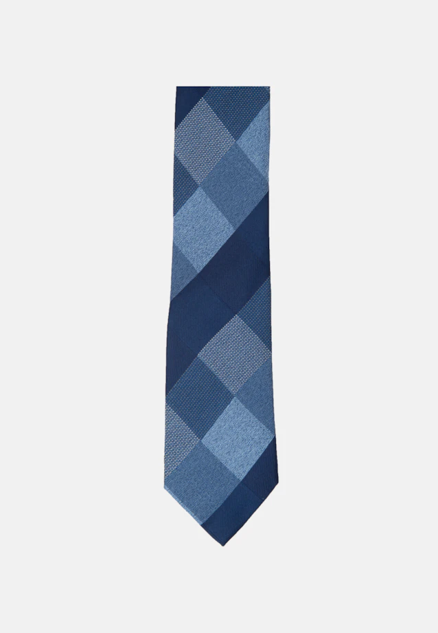 Large (7cm) Tie Check in Medium Blue |  Seidensticker Onlineshop