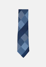 Large (7cm) Tie Check in Medium Blue |  Seidensticker Onlineshop