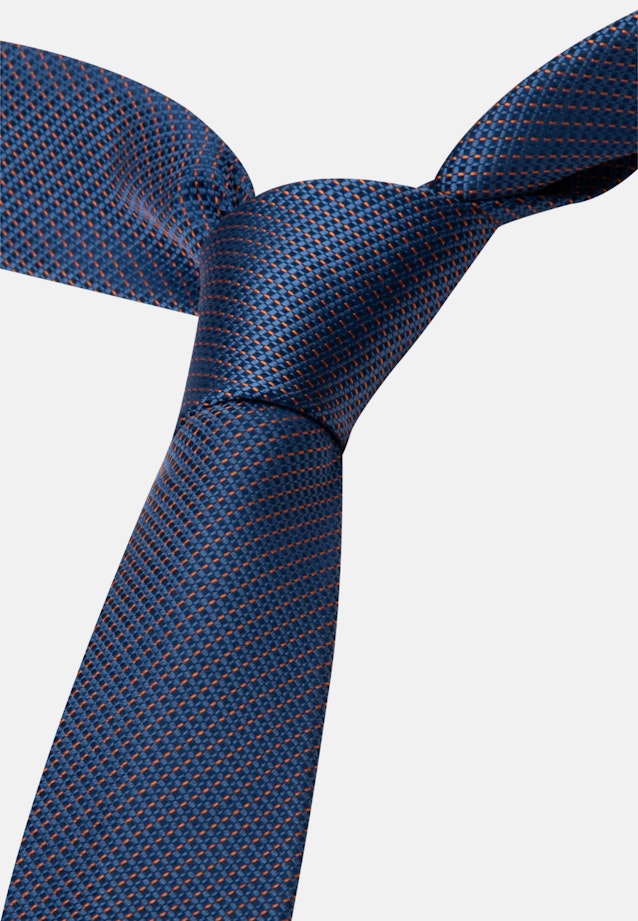 Large (7cm) Tie Small pattern in Dark Blue |  Seidensticker Onlineshop