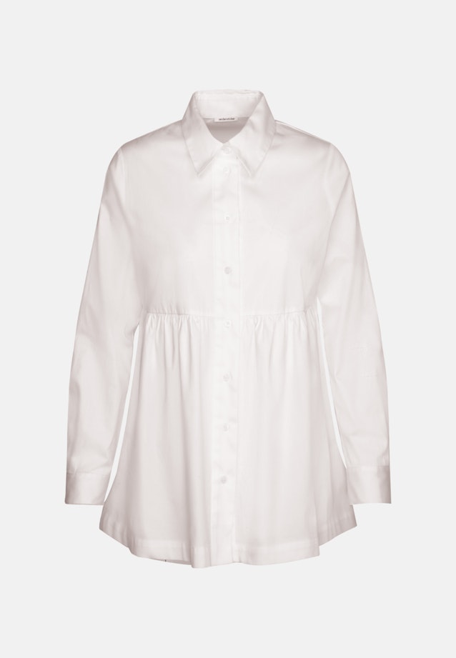 Satin Shirtblouse in Wit |  Seidensticker Onlineshop