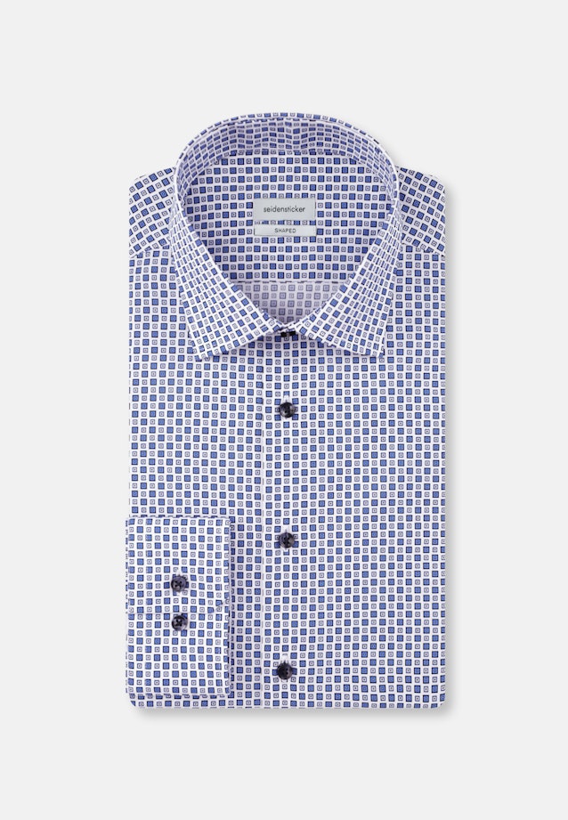 Shaped Chemise d'affaires Imprimé in Bleu Clair |  Seidensticker Onlineshop