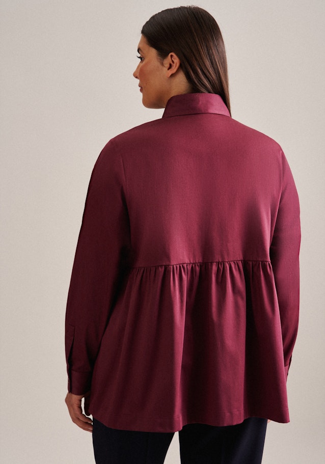 Grande taille Collar Shirt Blouse in Red | Seidensticker Onlineshop