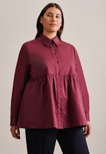 Grande taille Collar Shirt Blouse in Red |  Seidensticker Onlineshop