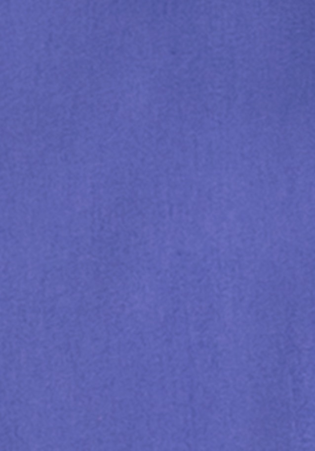 Curvy Kragen Hemdbluse Regular in Mittelblau |  Seidensticker Onlineshop