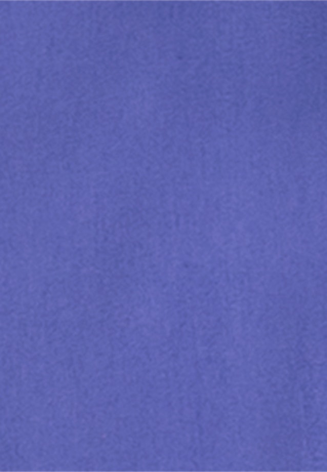 Curvy Kragen Hemdbluse Regular in Mittelblau |  Seidensticker Onlineshop