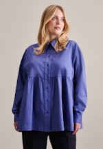 Curvy Kragen Hemdbluse Regular in Mittelblau |  Seidensticker Onlineshop