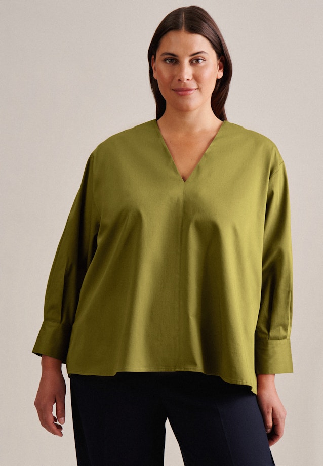 Grande taille V-Neck Tunic in Green | Seidensticker Onlineshop