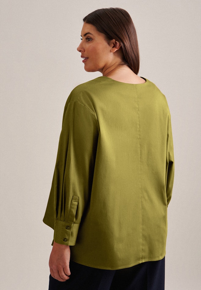 Curvy V-Neck Tunika Regular in Grün | Seidensticker Onlineshop