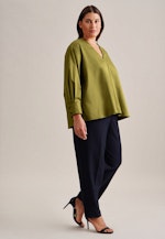 Curvy V-Neck Tunika Regular in Grün |  Seidensticker Onlineshop