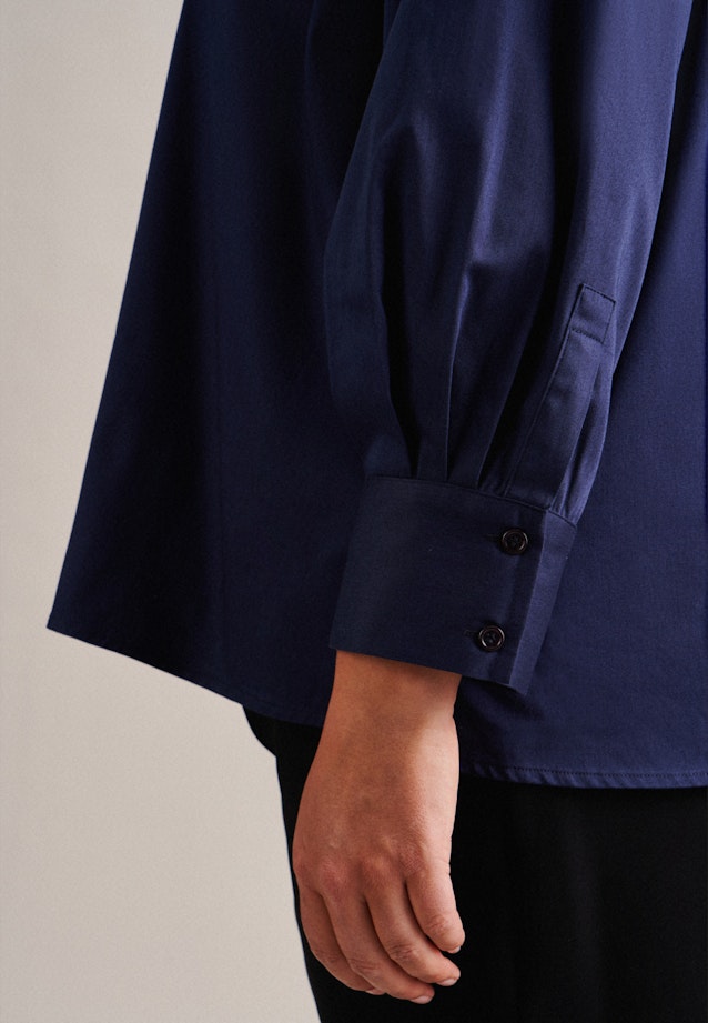 Grande taille V-Neck Tunic in Dark Blue |  Seidensticker Onlineshop