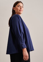 Curvy V-Neck Tunika Regular in Dunkelblau |  Seidensticker Onlineshop