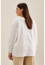 Curvy V-Neck Tunika Regular in Weiß |  Seidensticker Onlineshop