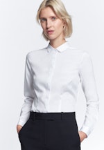 Hemdbluse Uni in Weiß |  Seidensticker Onlineshop