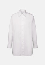 Grande taille Collar Long Blouse in White |  Seidensticker Onlineshop