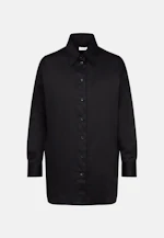 Longbluse Uni in Schwarz |  Seidensticker Onlineshop