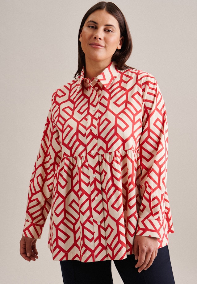 Shirt Blouse Print in Pink |  Seidensticker Onlineshop