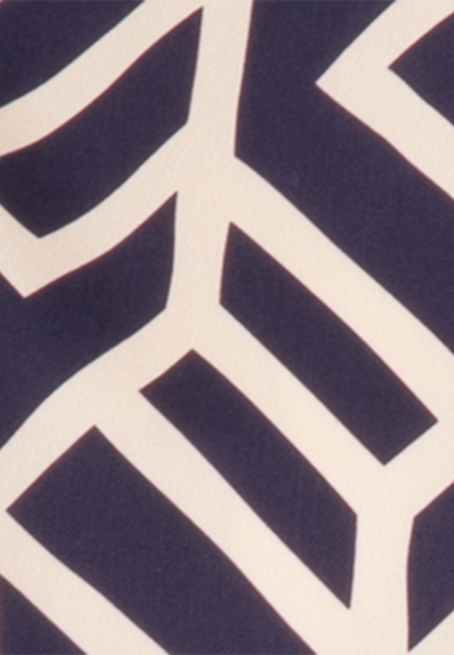 Grande taille Kraag Shirtblouse in Donkerblauw |  Seidensticker Onlineshop