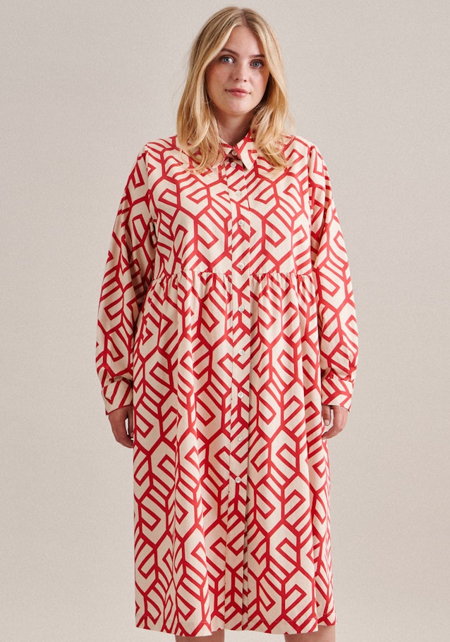 Kleid Druck in Rosa/Pink |  Seidensticker Onlineshop