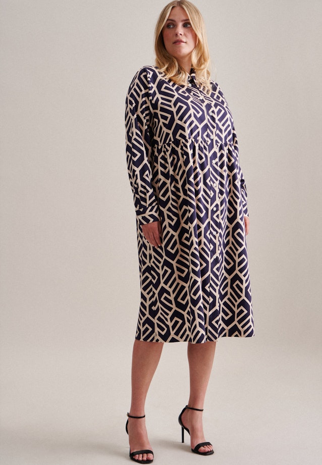 Dress Print in Dark Blue |  Seidensticker Onlineshop