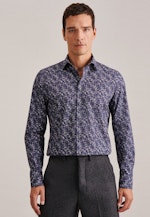 Slim Business shirt Floral in Grey |  Seidensticker Onlineshop