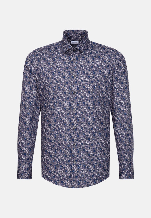 Slim Business shirt Floral in Grey |  Seidensticker Onlineshop