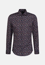 Shaped Business shirt Print in Dark Blue |  Seidensticker Onlineshop
