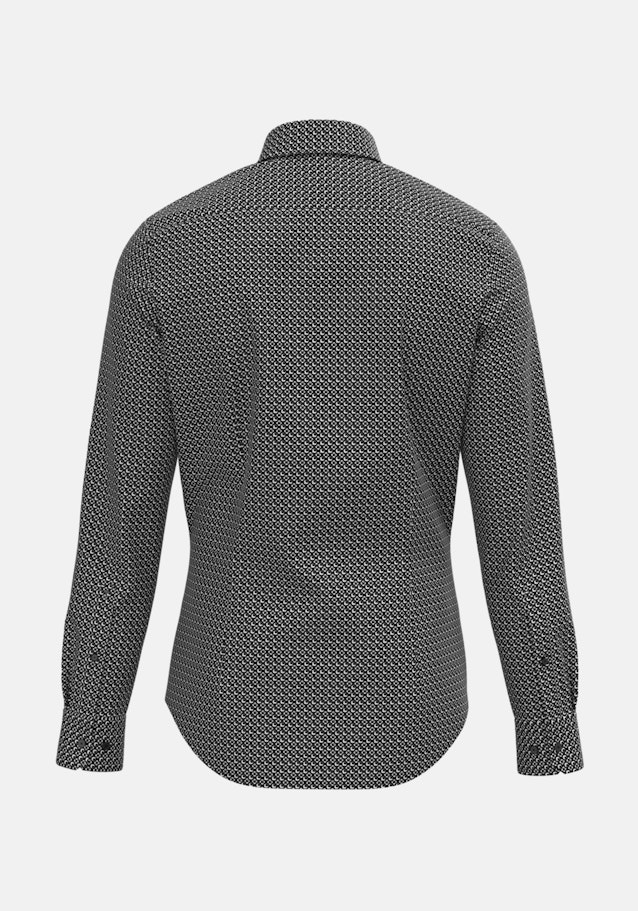 Business Shirt in Shaped with Kent-Collar in Black | Seidensticker Onlineshop