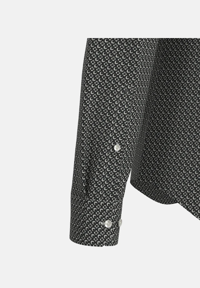 Shaped Chemise d'affaires Imprimé in Noir |  Seidensticker Onlineshop
