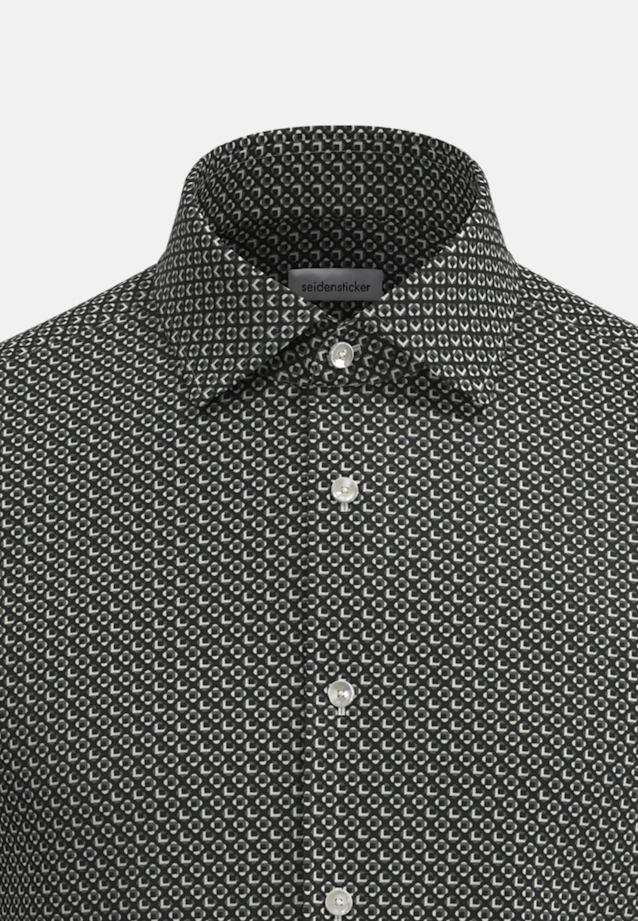 Shaped Chemise d'affaires Imprimé in Noir |  Seidensticker Onlineshop