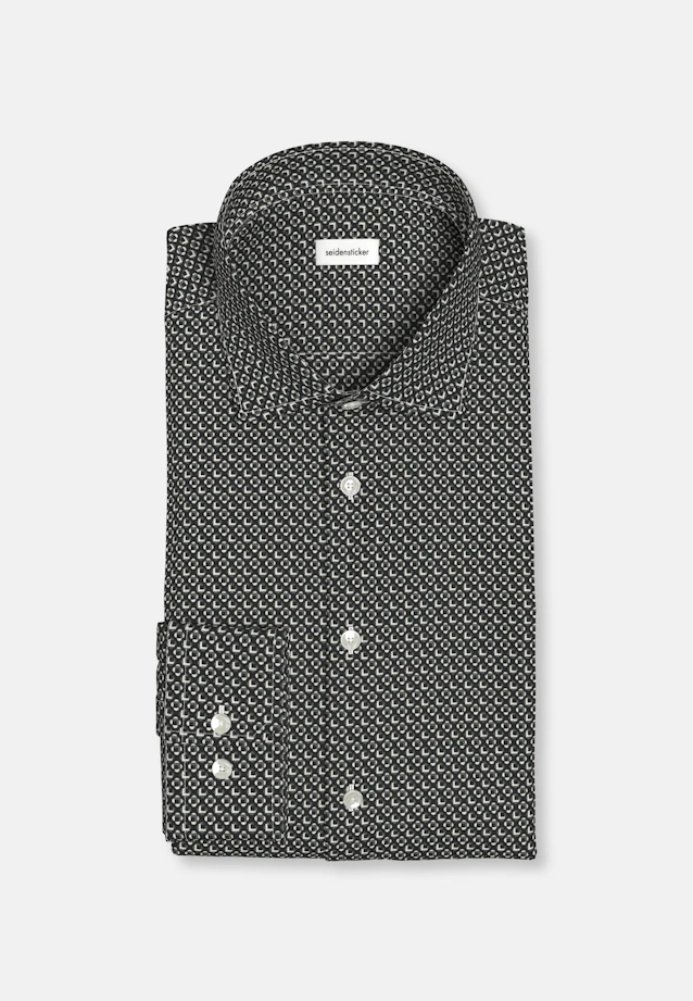 Shaped Chemise d'affaires Imprimé in Noir |  Seidensticker Onlineshop