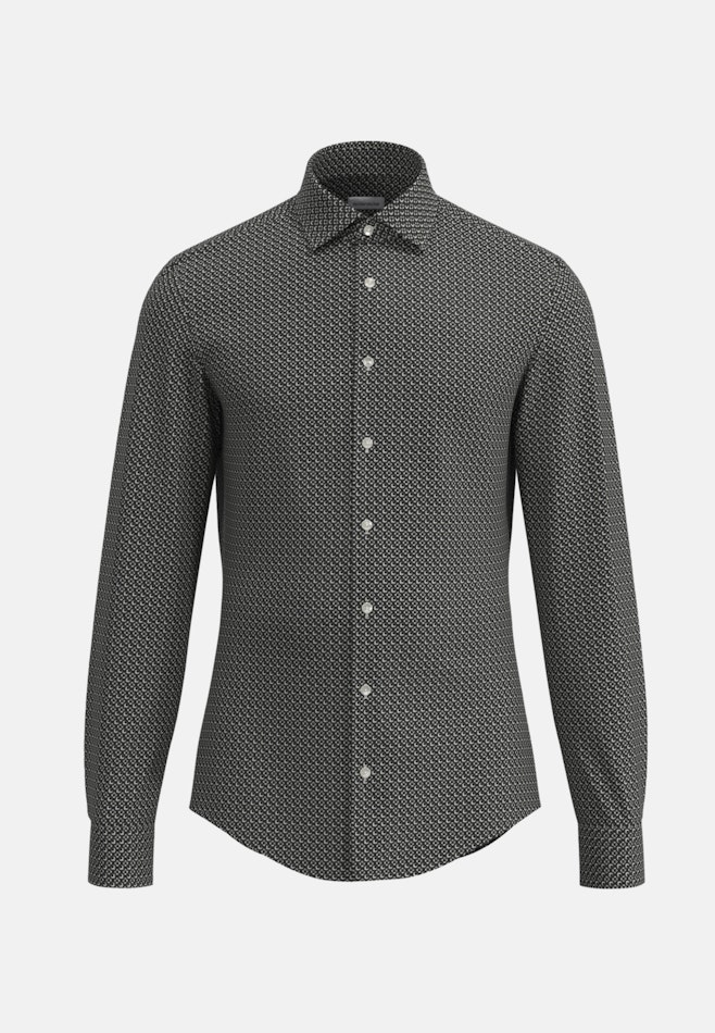 Shaped Chemise d'affaires Imprimé dans Noir | Boutique en ligne Seidensticker