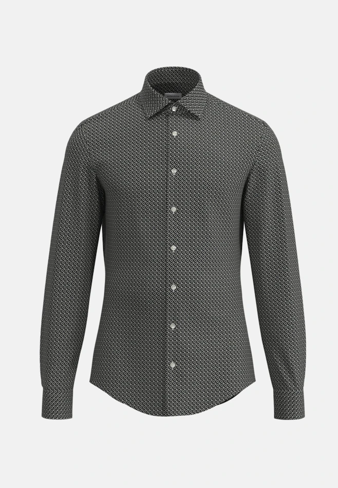 Shaped Chemise d'affaires Imprimé dans Noir | Boutique en ligne Seidensticker