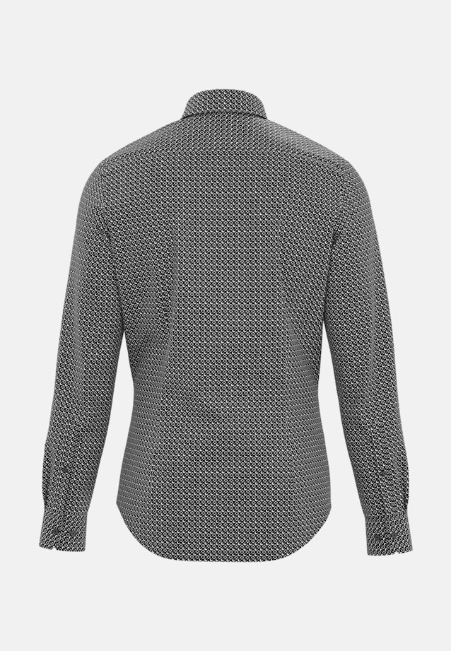 Business Shirt in X-Slim with Kent-Collar in Black | Seidensticker Onlineshop
