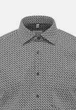 X-Slim Business Hemd Druck in Schwarz |  Seidensticker Onlineshop