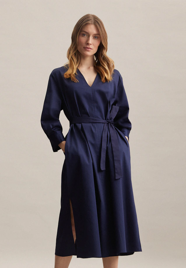 Robe Uni in Bleu Foncé |  Seidensticker Onlineshop