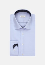 Non-iron Twill Business Shirt in Slim with Kent-Collar in Light Blue |  Seidensticker Onlineshop