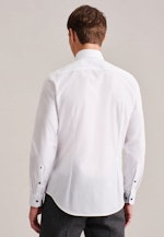 Non-iron Poplin Business Shirt in Slim with Kent-Collar in White |  Seidensticker Onlineshop