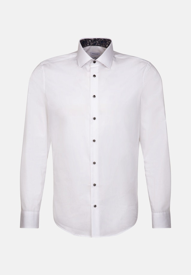 Slim Business shirt Uni in White |  Seidensticker Onlineshop
