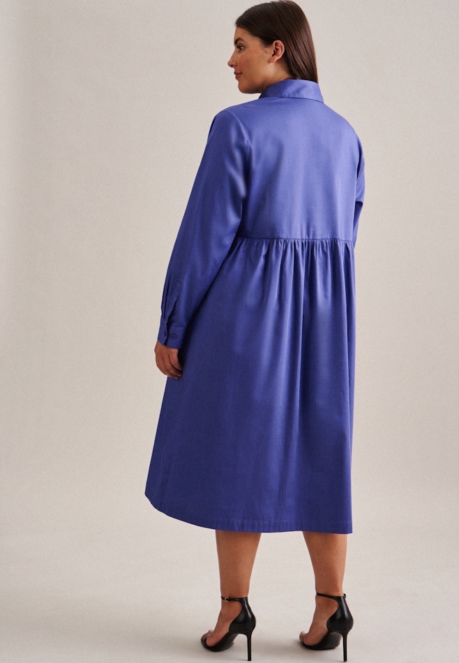 Curvy Robe Regular Manche Longue dans Bleu Moyen | Boutique en ligne Seidensticker