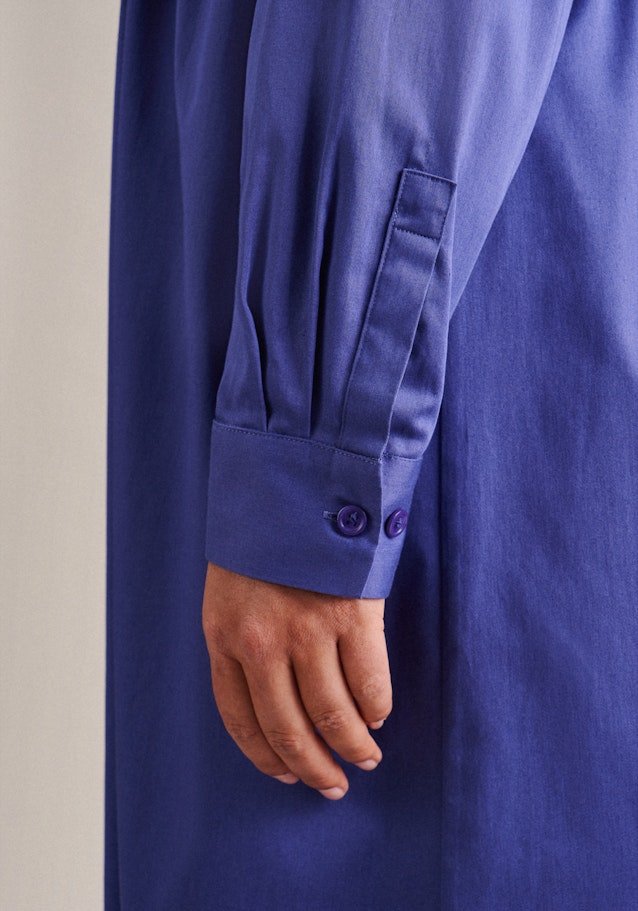 Curvy Robe Regular Manche Longue in Bleu Moyen |  Seidensticker Onlineshop