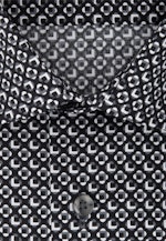 Regular Business Hemd Druck in Schwarz |  Seidensticker Onlineshop