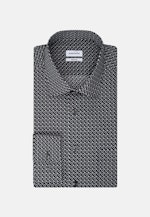 Chemise Business Regular Popeline Col Kent in Noir |  Seidensticker Onlineshop