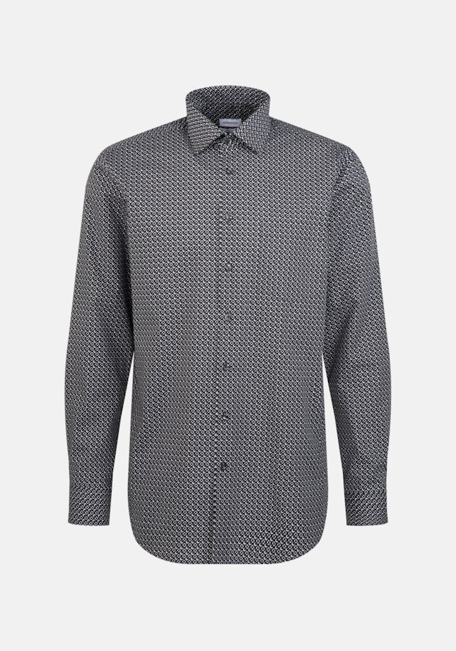 Regular Chemise Business Imprimé in Noir | Seidensticker Onlineshop